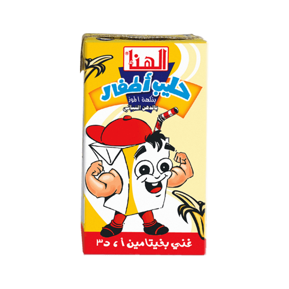 حليب الأطفال الهنا  بالموز150 مل