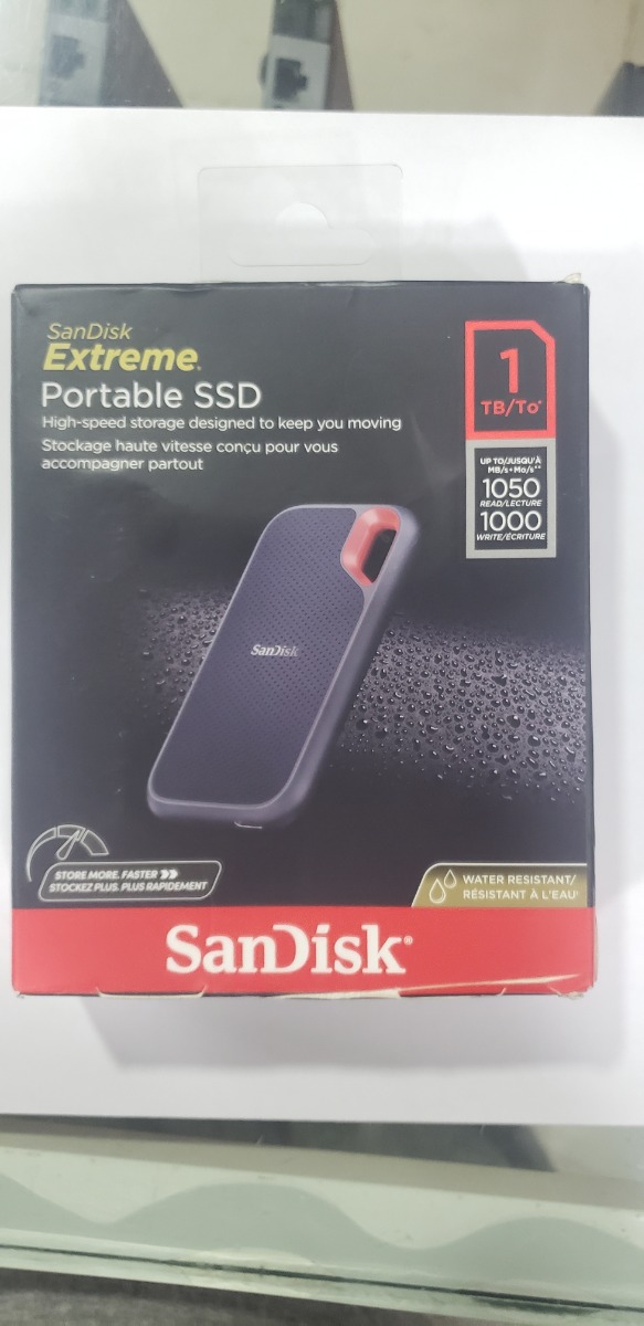 SANDISK  SSD  1TB EXTREME  EXTERNAL 